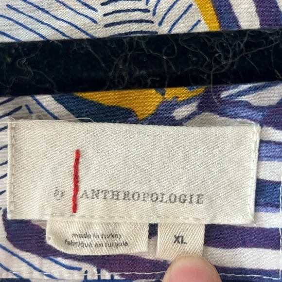 Anthropologie Umbrella Print Summer Somerset Mini Dress Size XL - Picture 2 of 2